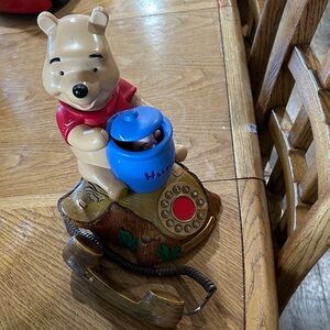Winnie the Pooh Telephone with Blue Honey Pot
